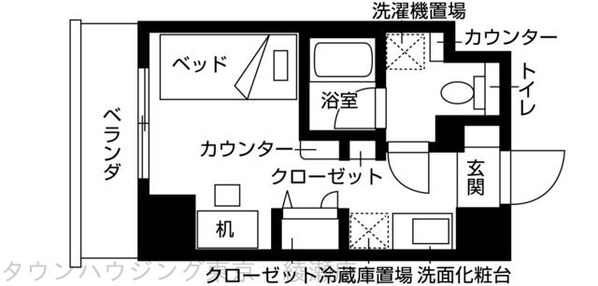 リビオセゾン亀有の物件間取画像